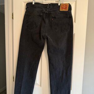 Black Levi's 505 Jeans Men's 36 X 34 straight leg